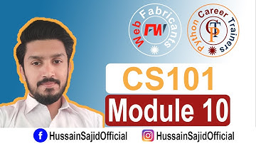 CS101 Module 10 | History of computers | Introduction to computing | Hussain Sajid | Urdu / Hindi
