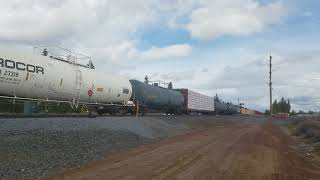 BNSF 602 SB with CREX power