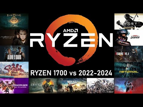 Ryzen 1700 with RX 5700 XT in 2024 (15 games tested) - YouTube