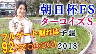 92％データは当たったけど、肝心の馬券が…【競馬】朝日杯FS 2018 ターコイズS 予想 ヨーコヨソー