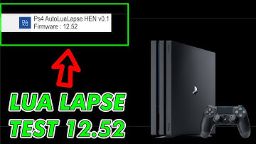 Test LUA LAPSE PS4 Firmware 12.52