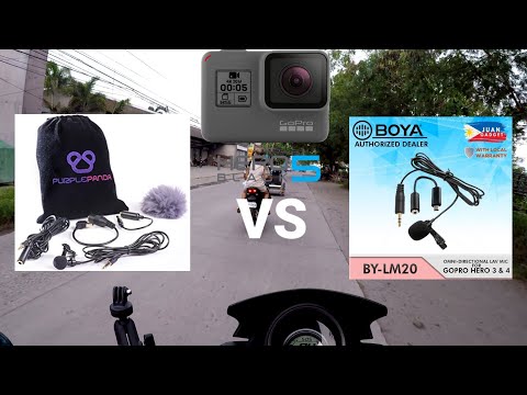 Wind Noise Test (purple panda vs boya by-lm20) - Nmaxx155 / Hero5