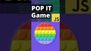 Make a POP IT Game in Just 10 Minutes with HTML CSS JavaScript