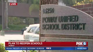 Poway Unified Board Votes For Elementary On-Campus Return In October