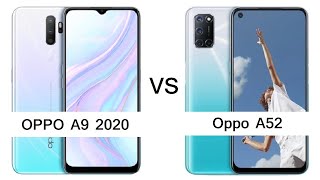 OPPO A9 2020 vs OPPO A52 Specification Comparison: Camera, Display, Battery