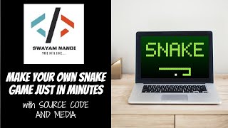 How to Make your own Snake Game using Python IDLE and PyGame. With Source Code and Music by Swayam.