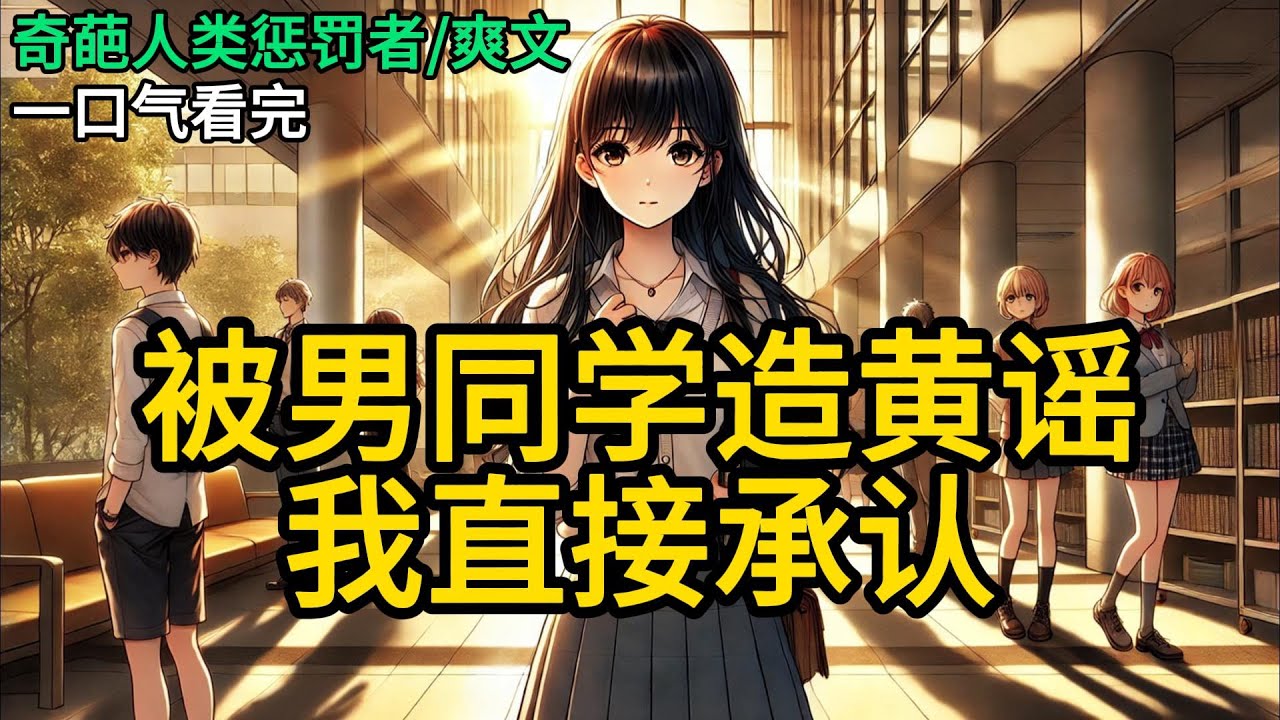 【完结】我被男同学造黄谣了。他说亲眼看见我衣衫不整，从辅导员宿舍出来。我找辅导员帮忙辟谣，他却不以为然。“嘴长人家身上，随他们去说吧。”《被男同学造黄谣，我直接承认》#有声小说 #小说 N555