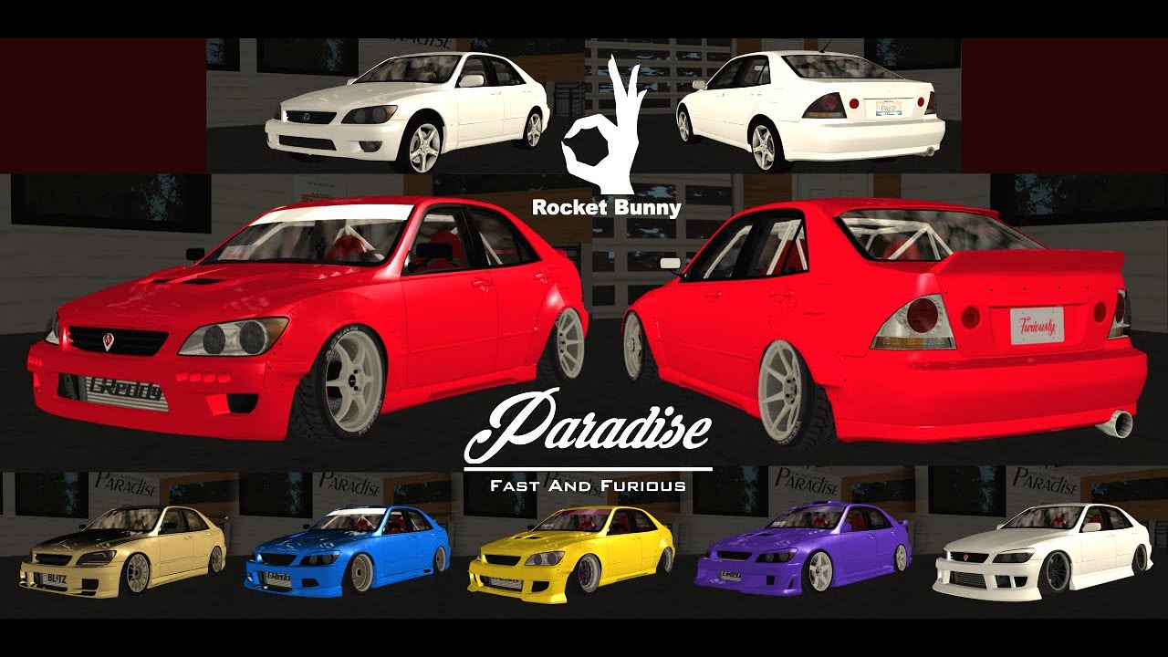 MTA:SA Fast And Furious Paradise - Lexus IS300 / Toyota Altezza ...