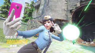 Overwatch Play of the Game (Competitive) - D. Va (Eichenwalde 2)