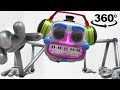 WHAT IS THIS? FNAF DJ MUSIC MAN Boss Fight in VR (360° Video)