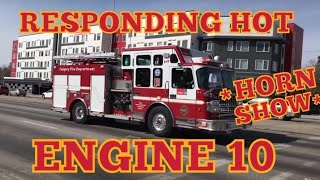 **AIR HORN** Calgary Engine 10 Responding | CFD