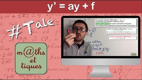 Résoudre une équation différentielle du type y