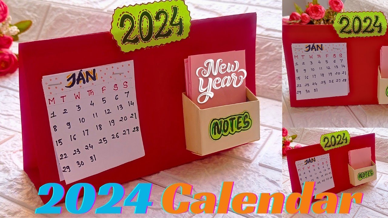 Dainzusyful Calendar Desk Calendar 2024 DIY Manual Moving Wood