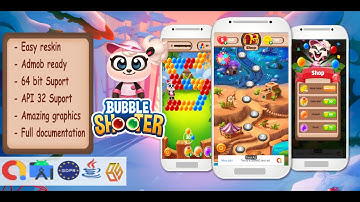 Android Studio Java Native  Panda Bubble shooter Game