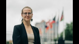 This young Ukrainian woman has a powerful message for the UN about nuclear weapons...