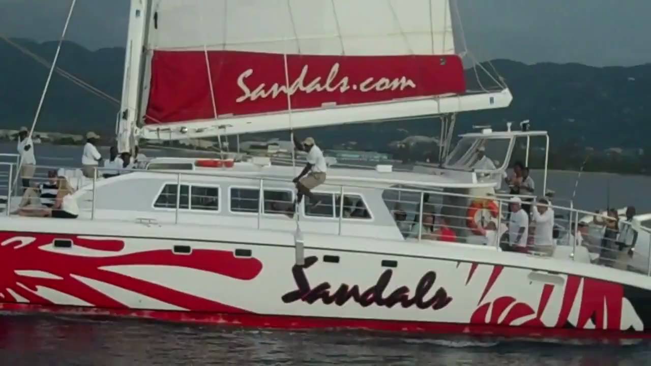 sandals catamaran cruise