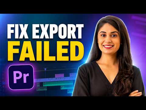 How to Fix Premiere Pro Export Failed (100% Worked)