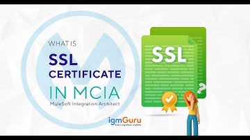 What is SSL Certificate in Mulesoft Integration Architect | MCIA Tutorial [Updated 2024] - igmGuru