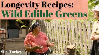 Turkish Food from the Village | Wild Edible Greens with Rice