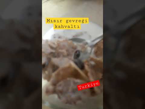 mısır gevreği kahvaltı