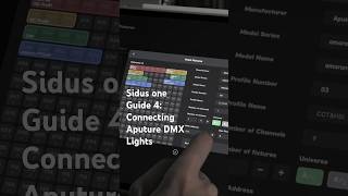 Sidus One | Guide 4: Connecting Aputure DMX Lights