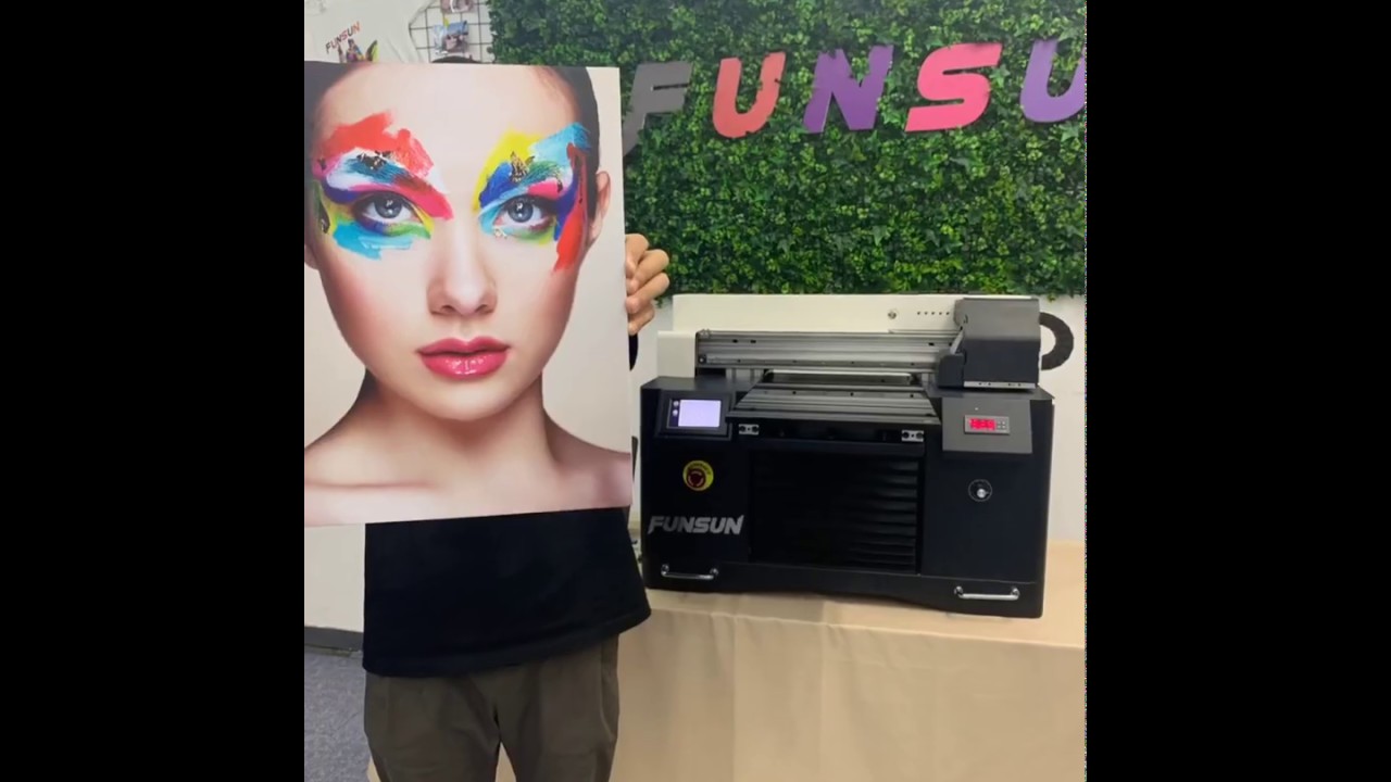 Acrylic Printing by FUNSUN A3 Size UV Printer