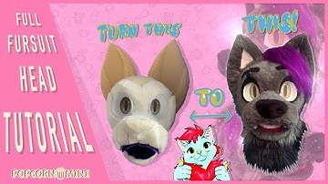 Full Fursuit Head Tutorial! | Mini Makes