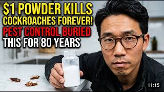 $1 Powder KILLS Every Cockroach FOREVER. Pest Control Buried This For 80 Years.