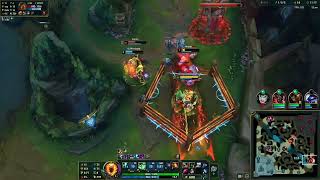 Thresh game crushed lane (lucky), lost focus later a bit, loss