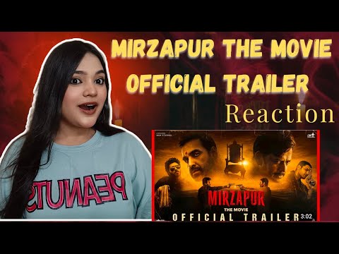 Mirzapur The Movie Trailer Reaction| Pankaj Tripathi, Ravi kishan,| Riya's Reaction Station 