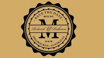 Creating a Save The Date Label Design - Coreldraw Tutorials