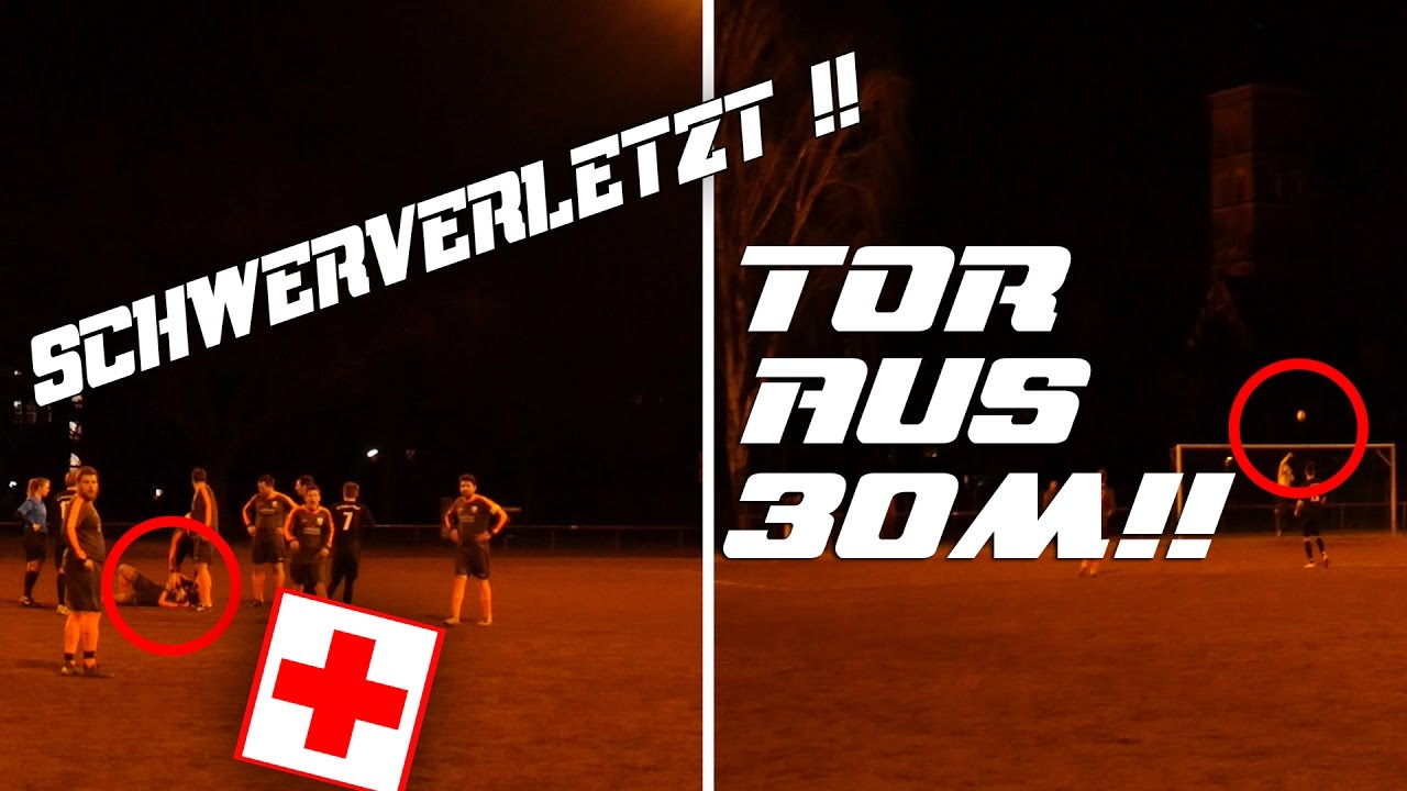 SCHWERVERLETZTER SPIELER !! /TOR AUS 30 METERN - KREISLIGA TOTAL