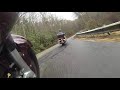 Foggy ride up brasstown bald honda valkyrie