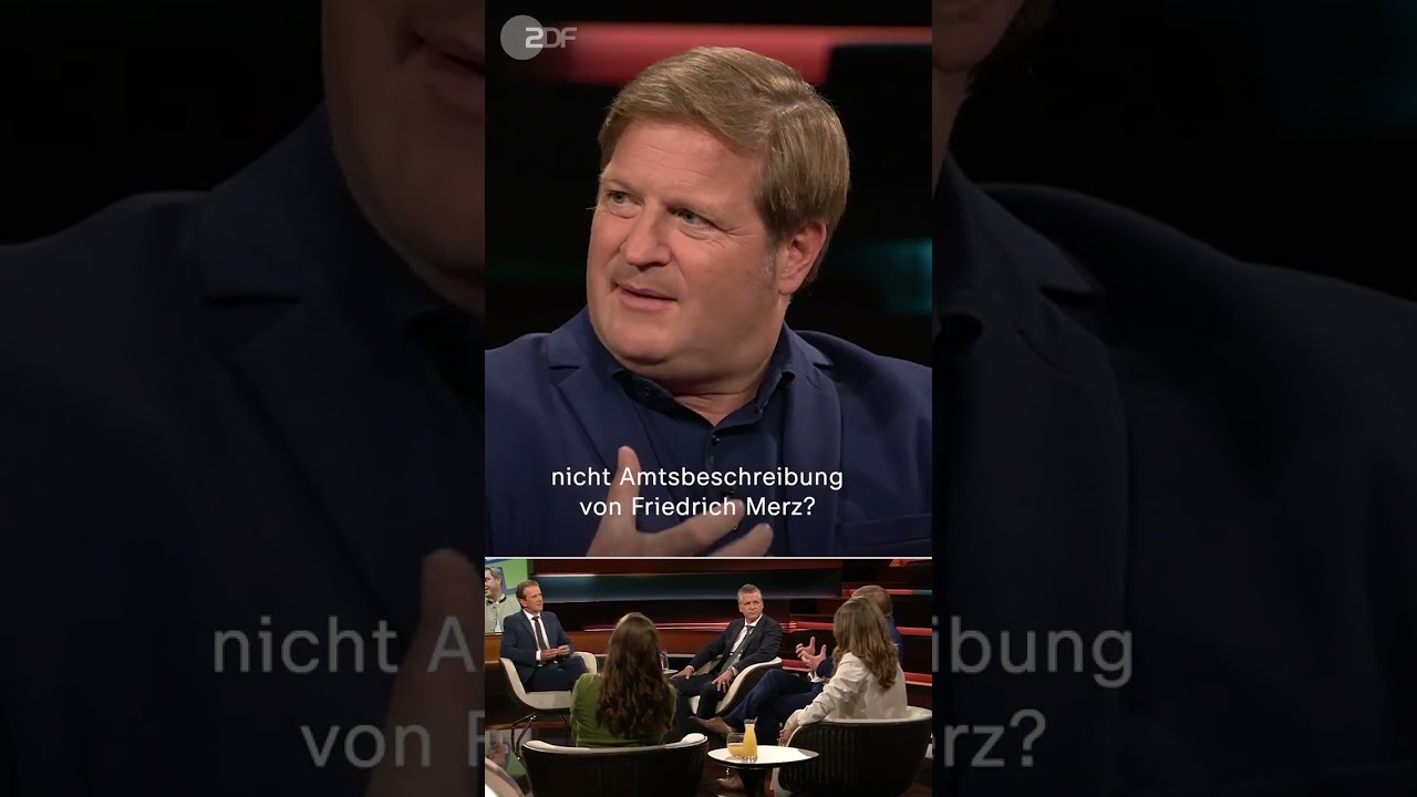 Journalist beleidigt Friedrich Merz bei Markus Lanz | #lanz #shorts #merz #ampel