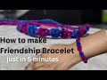 ♥️How to make easy Friendship Band  👩‍❤️‍👩 #diy #friendship #friends 