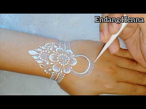 White Henna Tutorial for Wedding | Mudah untuk Pemula