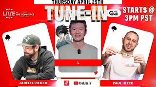 200k table $50/$100+$100 BBA LIVE AT THE COMMERCE | Paul Hizer, Jared Griener, L