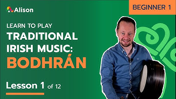 Learn Traditional Irish Bodhrán | Beginner 1 | Lesson 1 | Free Online Course