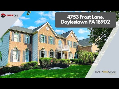 4753 Frost Lane, Doylestown, PA home video tour
