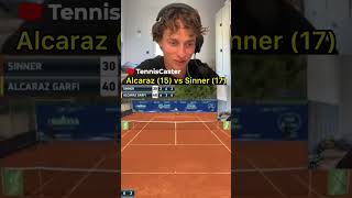 🚨FIRST MATCH Alcaraz(15) vs Sinner(17)! ¿Quién ganó?#alcaraz #sinner #firstmatch #tennis