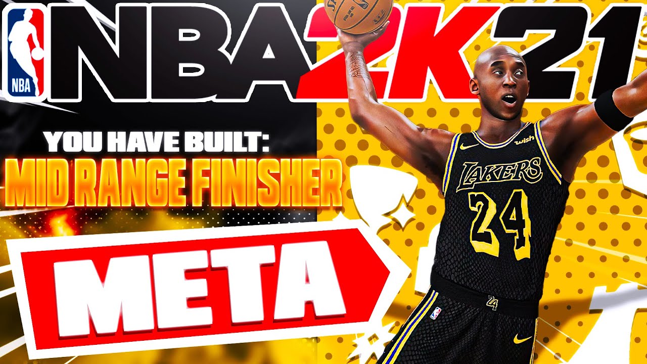 *CONTACT DUNKS* ON A MID RANGE FINISHER BUILD ON NBA 2K21! META BUILD