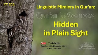 Download Lagu YT211 Quranic Secrets Hidden in Plain Sight. Linguistic Mimicry in the Quran MP3
