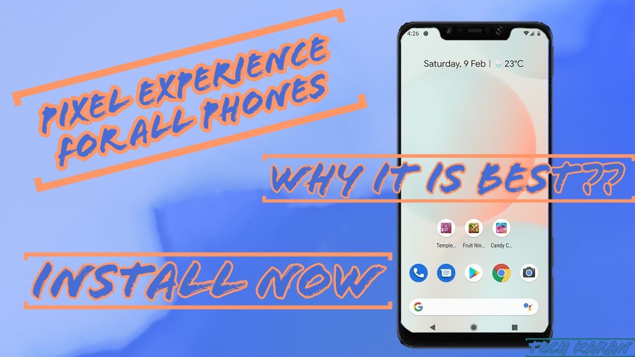 [ROM][9.0] Pixel Experience for All Android Devices🔥 - YouTube