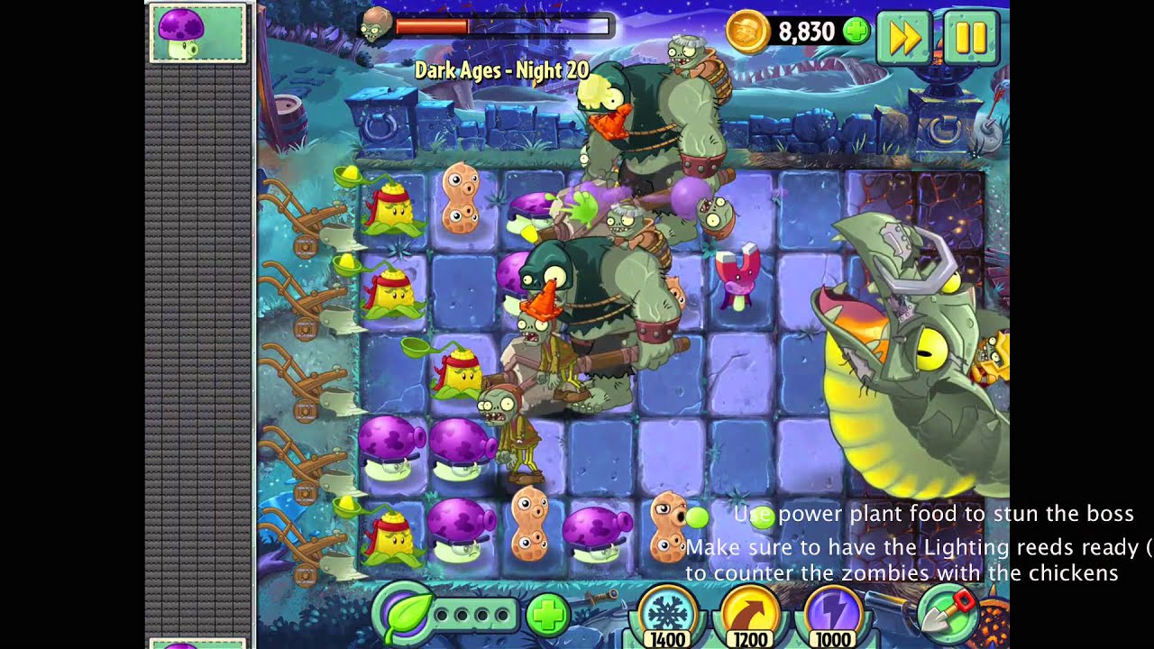 Plants vs. Zombies - #PvZ2 Who has mastered defeating the dreaded Wizard in  Dark Ages? #perfectdefense