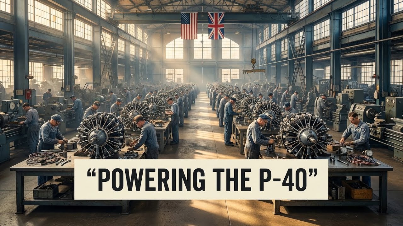 Inside Curtiss-Wright: 180,000 Workers Built 142,000 Engines Powering P-40s in WWII