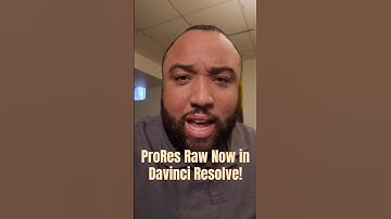 ProRes Raw Now Supported in Davinci Resolve