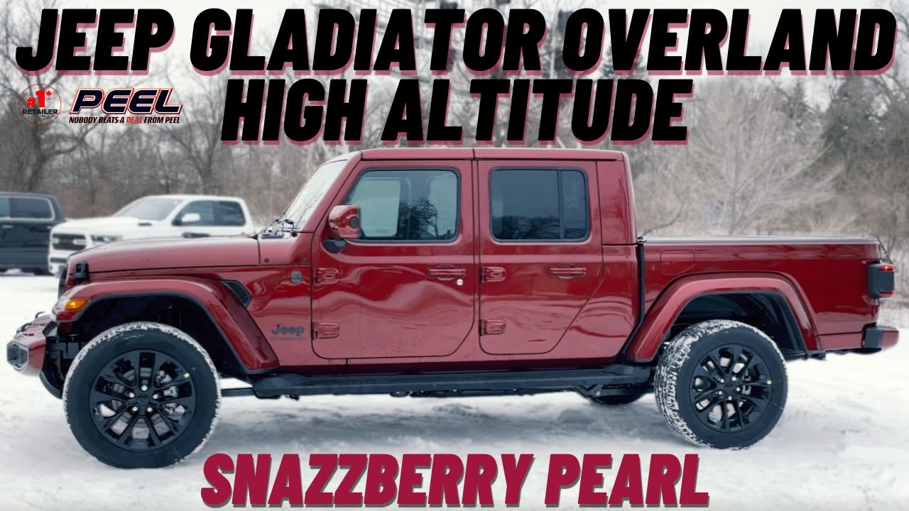 The JEEP GLADIATOR OVERLAND HIGH ALTITUDE IN SNAZZBERRY PEARL! Is This