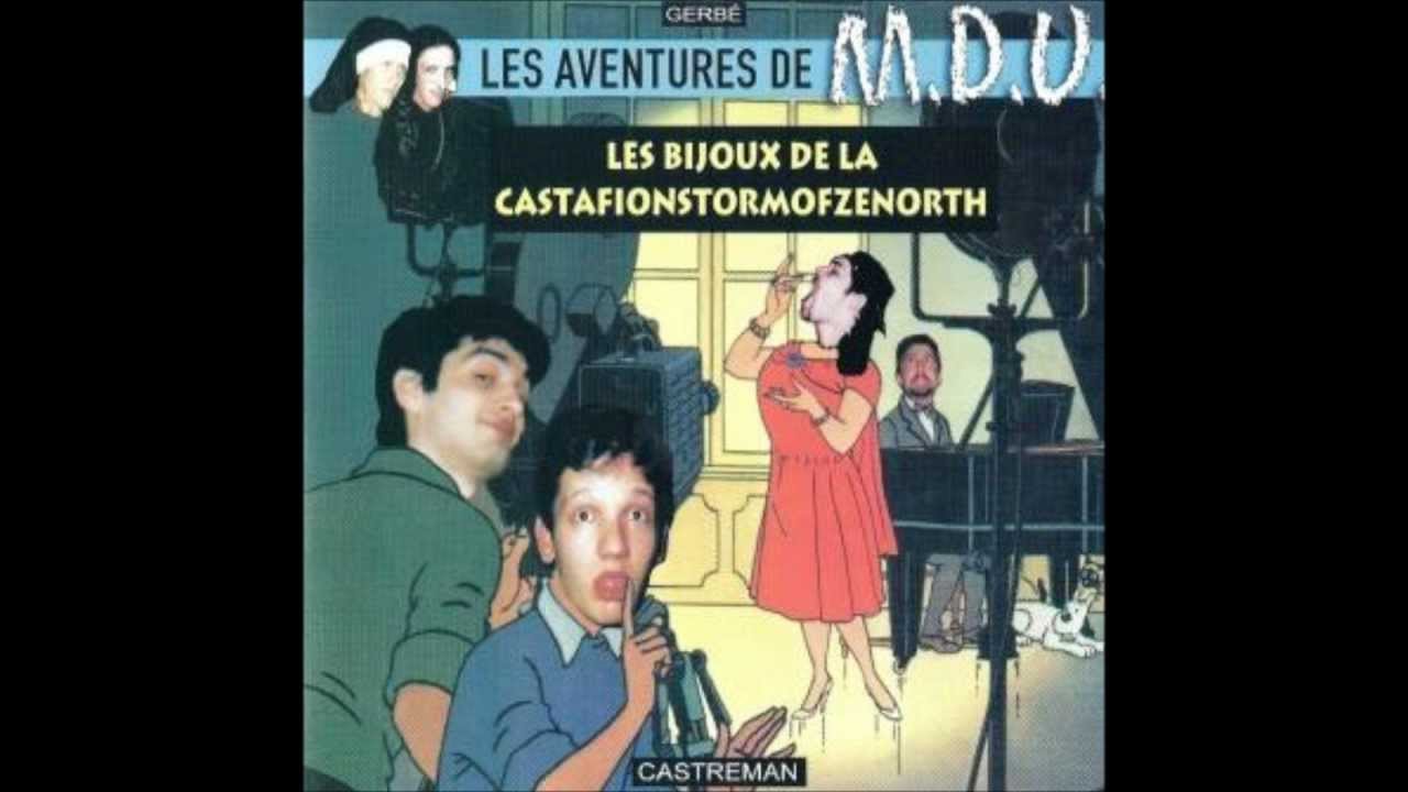 M.D.U. (France) / "Les Bijoux De La Castafionstormofzenorth" (Sale Hope split CD) [Grindcore]