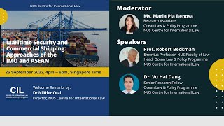 Maritime Security and Commercial Shipping: Approaches of the IMO and ASEAN