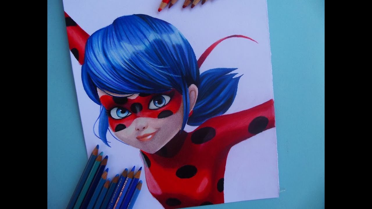 Miraculous Ladybug- Speed drawing - YouTube